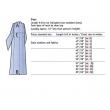  White Washable Choir/Server Alb - Coat Style - Zipper - Brugia Fabric (Custom Made) 