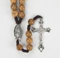  OUR LADY GUADALUPE BROWN WOOD ROSARY (10 PC) 