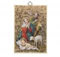  HOLY FAMILY GOLD FOIL MOSAIC PLAQUE 