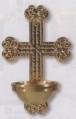  High Polish Finish Bronze Holy Water Font: 9725 Style - 3" Bowl 