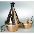  Thurible & Incense Boat | Bronze Or Brass | Single Chain | Cross Cut-Outs With Round Base 