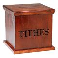  Tithe Box - With Lettering - 11" Ht 