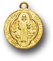  GOLD ALUMINUM ST. BENEDICT MEDAL (25 PC) 