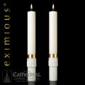  The "Twelve Apostles" Eximious Altar Side Candle 1-1/2 x 17- Pair 