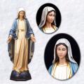  Our Lady of the Miraculous Medal Statue in Linden Wood, 6" - 52"H 