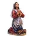  St. Bernadette of Lourdes Kneeling Statue in Linden Wood, 5" - 24"H 