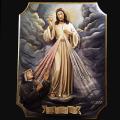  Apparition of Divine Mercy Statue 3/4 Relief in Poly-Art Fiberglass 