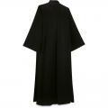 Black Washable Coat Style Choir/Server Alb - No Decoration - Terlenka Fabric 
