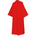  Red Washable Coat Style Choir/Server Alb - No Decoration - Terlenka Fabric 