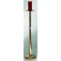  Floor Sanctuary Lamp |48" | Bronze Or Brass | Round Column & Base 