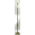  Processional Crucifix | 93" | Bronze Or Brass | Budded Ends 