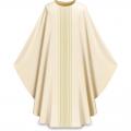  White Gothic Chasuble Set - Plain Collar - Brugia Fabric - 4 Colors 