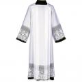  White Surplice Alb - Cotton Lace - Ravenna Fabric 