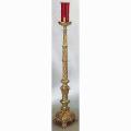  Floor Sanctuary Lamp | 76" | Bronze Or Brass | Footed Base 