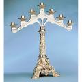  Altar Candelabra | 7 Lite | Bronze Or Brass | Fixed Arm | Footed Base 