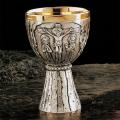  Crucifixion Motif Chalice & Scale Paten 