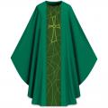  Green Gothic Chasuble Set - Dupion Fabric 