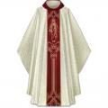  Ecru Gothic Chasuble - Divine Mercy - Duomo Fabric 