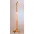  Processional High Polish Finish Bronze Paschal Candlestick: 5959 Style - 48" Ht - 1 15/16" Socket 