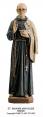  St. Maximilian Kolbe Statue in Linden Wood, 48" & 60"H 