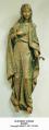  Our Lady/Madonna Statue 3/4 Relief in Linden Wood, 48"H 