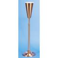  Combination Finish Bronze Adjustable Standing Flower Vase (B): 7020 Style - 44" to 64" Ht 