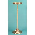  High Polish Finish Bronze Adjustable Pedestal Stand: 7130 Style - 31" to 53" Ht 