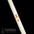  Blank/Plain Paschal Candle #2, 1-1/2 x 34 
