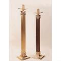  Processional Floor Bronze Paschal Candlestick w/Bronze Column (A): 9035 Style - 1 15/16" Socket 
