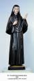  St. Faustina Kowalska Statue in Linden Wood, 36" - 72"H 