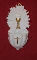  First Holy Communion Holy Water Font in Alabaster, 5" 