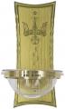  Holy Water Font - Brass - 4 1/4" Dia 