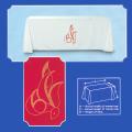  Laudian Frontal w/Flames/Dove Design - 96" (65% Linen/35% Poly) 
