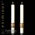  The "Luke 24" Eximious Altar Side Candle - 1-1/2 x 17 - Pair 