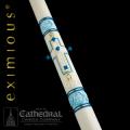  The "Most Holy Rosary" Eximious Paschal Candle - 1-15/16 x 39 - #4 