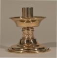  Combination Finish Bronze Altar Candlestick: 2034 Style - 4 3/4" Ht 