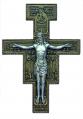  San Damiano Crucifix W/Pewter Style Corpus, 16" 
