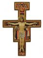  San Damiano Crucifix Hand-Painted, 16" 