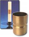  Brass Candle Extender | 2 Finishes | Satin Finish 
