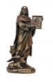  St. Luke the Evangelist Statue - Cold Cast Bronze, 8"H 