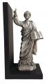  St. Peter Bookend Hand-Painted in Pewter Style Finish 