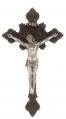  St. Benedict Crucifix w/Pewter Style Corpus & Bronze Cross, 7.75" 