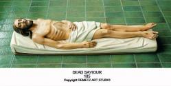  Dead/Deceased Saviour Statue in Linden Wood, 42\" - 66\"H 