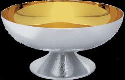  Footed Bowl Paten - 3 9/32\" ht 