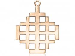  Jerusalem Cross Neck Medal/Pendant Only 