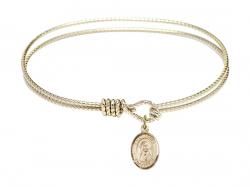  Saint Louise de Marillac Charm Bangle Bracelet 