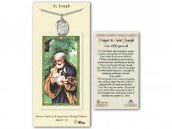  St. Joseph Prayer Card w/Medal 