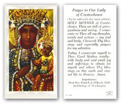  \"Prayer to Our Lady of Czestochowa\" Icon Prayer/Holy Card (Paper/100) 