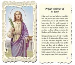  \"Prayer in Honor of St. Lucy\" Prayer/Holy Card (Paper/50) 