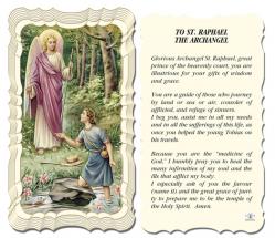  \"To St. Raphael the Archangel\" Prayer/Holy Card (Paper/50) 